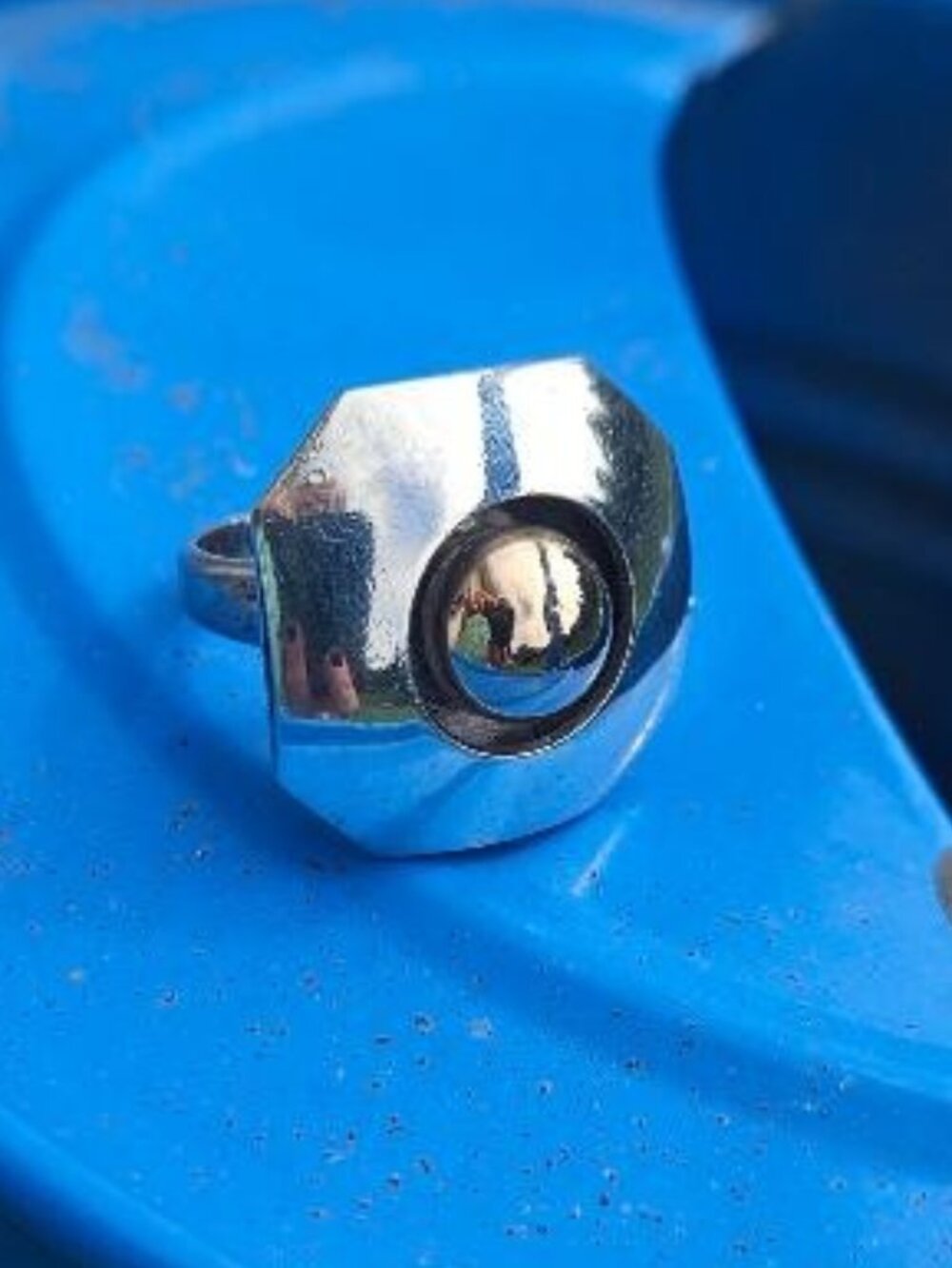 Sterling Silver Ball Ring